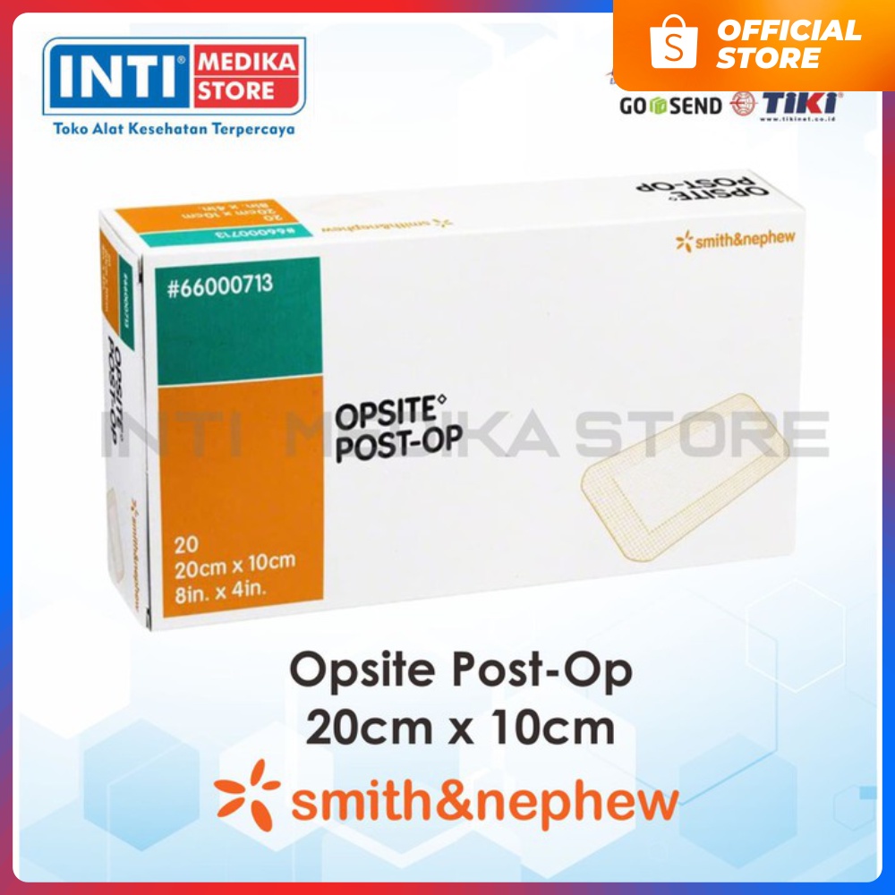 Jual SMITH NEPHEW Opsite Post Op 20cm X 10cm Plester Tahan Air Shopee Indonesia