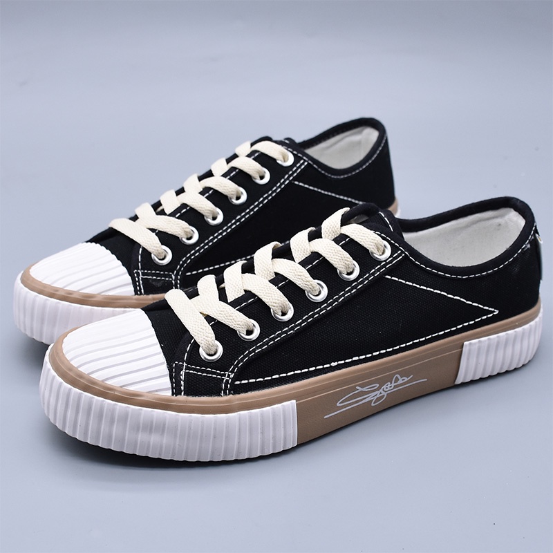 Sepatu Kanvas Wanita Kasual Style Fashion Korea Women Canvas Sneakers Shoes Import Azgalery SPT-09