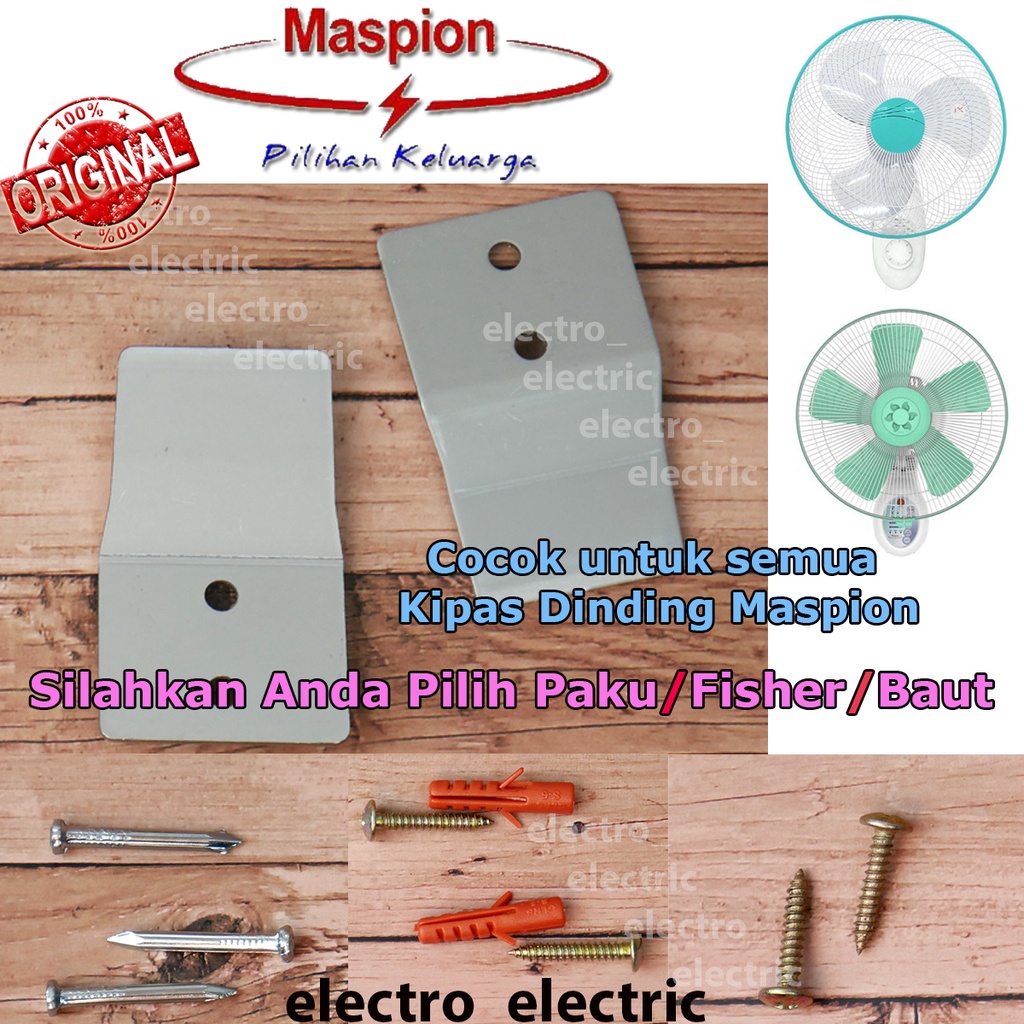 Hanger Pengait Gantungan Cantolan Kipas Dinding Maspion Original