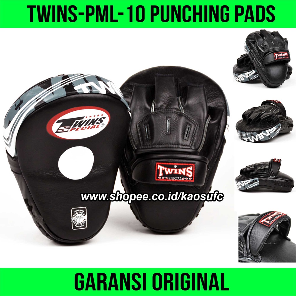 Focus Pad Twins Focus Mitts PML10 Genuine Leather ORIGINAL, Boxing Pad Twins, Boxing Mitt Twins, Pun