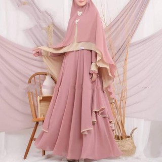 T6Y Baju gamis Syari Wanita muslim Gamis jumbo Cerruty T6Y Baju gamis Syari Wanita muslim Gamis jumbo Cerruty