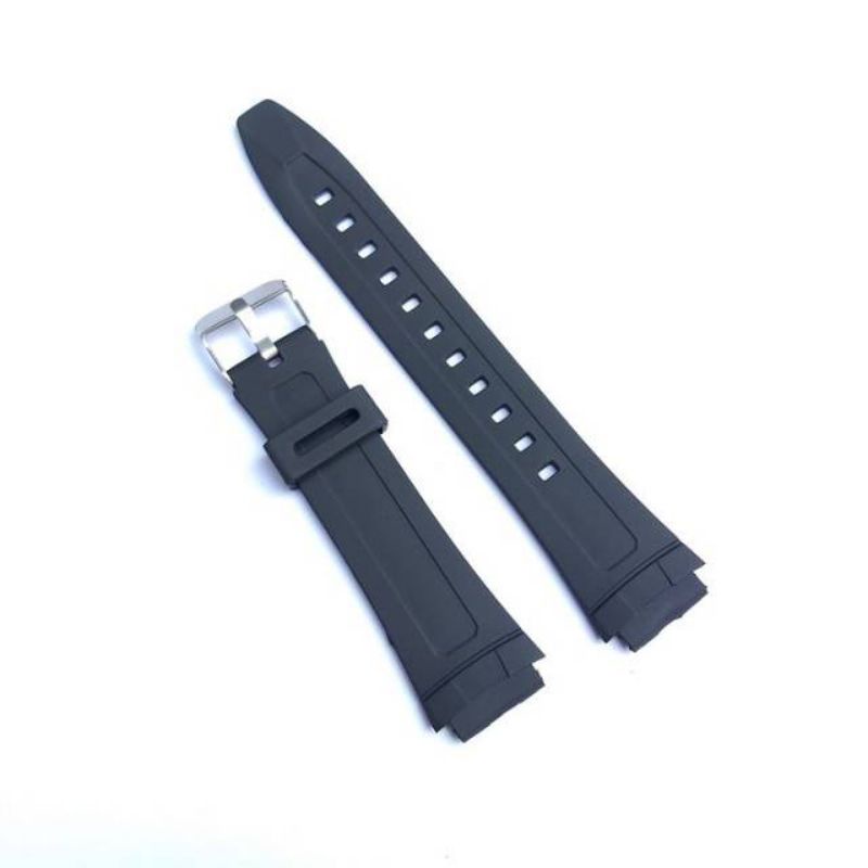 tali jam tangan casio AW-80 aw80 aw80 strap rubber jam casio AW-80 hitam