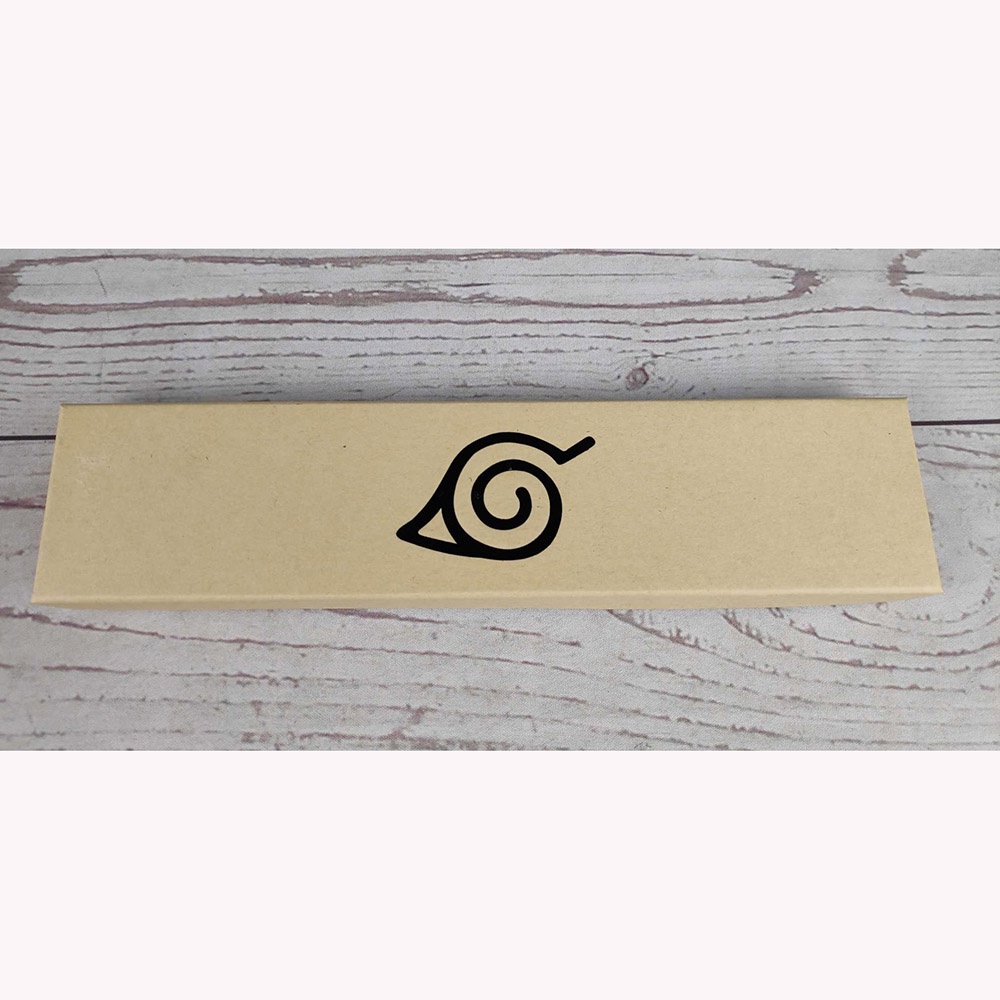 Pisau Kunai Naruto Cosplay Senjata Hokage Plastik 26 cm 1 PCS Hitam