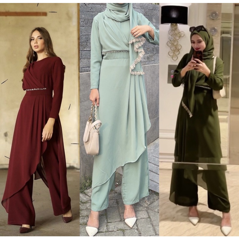 [ HIJABASKET ] DHVANI ONE SET TURKEY HIGH MATERIALS ( po batch 1 )