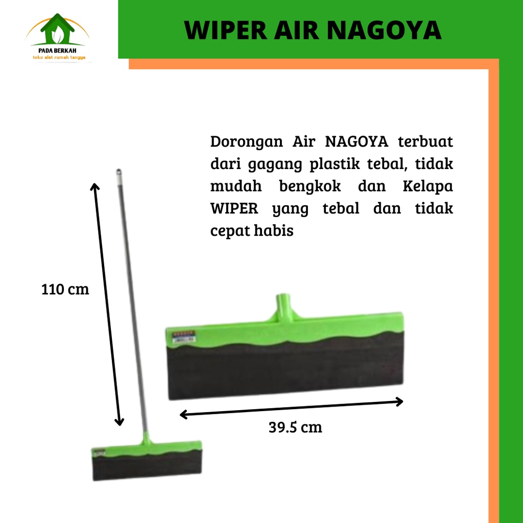 NAGOYA Wiper Air Gagang Plastik SEROKAN AIR NAGOYA Serokan Air Karet NAGOYA Wiper Air Drat MyHomey