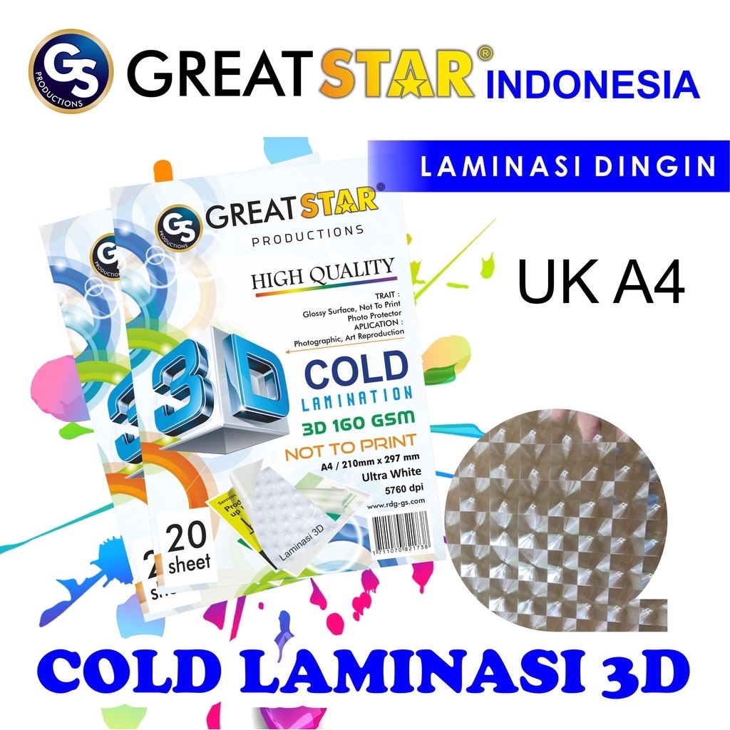 

COLD LAMINATION 3D UK A4