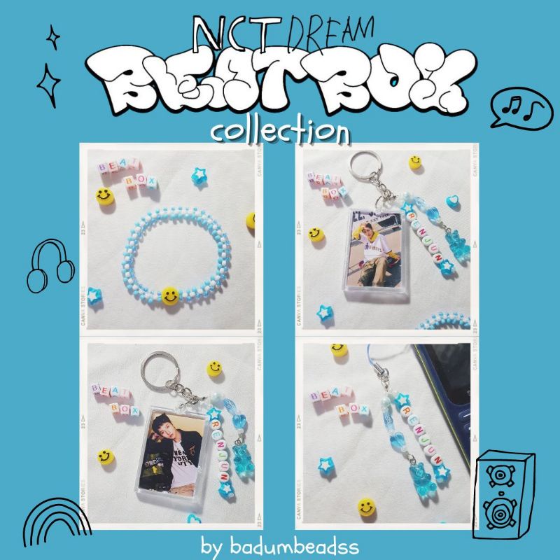 [NCT] NCT Dream Beatbox Gantungan kunci akrilik NCT Gelang NCT Dream Jaemin Jisung Jeno Haechan Chen