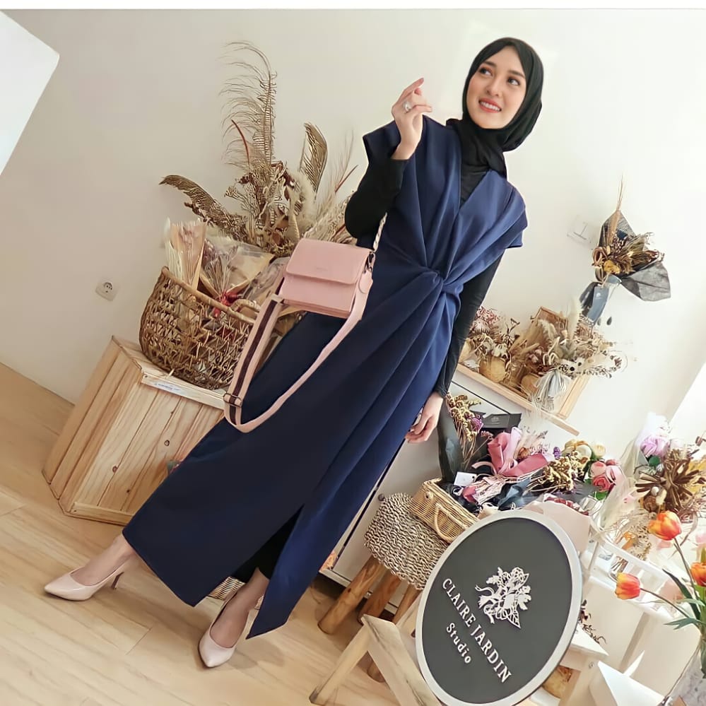 Basic kaftan zafra kaftan zarfa moscrepe Baju kaftan wanita kaftan zafra kaftan murah terbaru