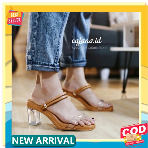 Heels Pesta Perempuan Import Ori Kekinian Trend Fashion Warna Emas Krd19 P2M3 Vaia Callya Pink 7Cm -