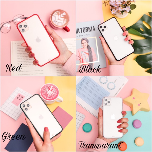 Anti Kuning - AntiCrack - Hybrid Soft Case (1) for iPhone 6 7 8 PLUS X XR XS 11 PRO MAX