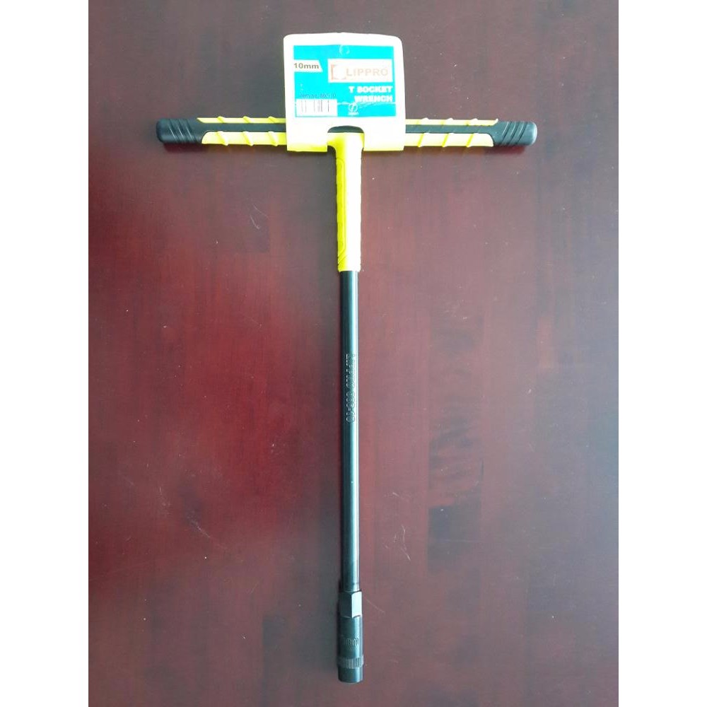 kunci sok T hitam lapis karet lippro T socket Rubber 7 14mm A15
