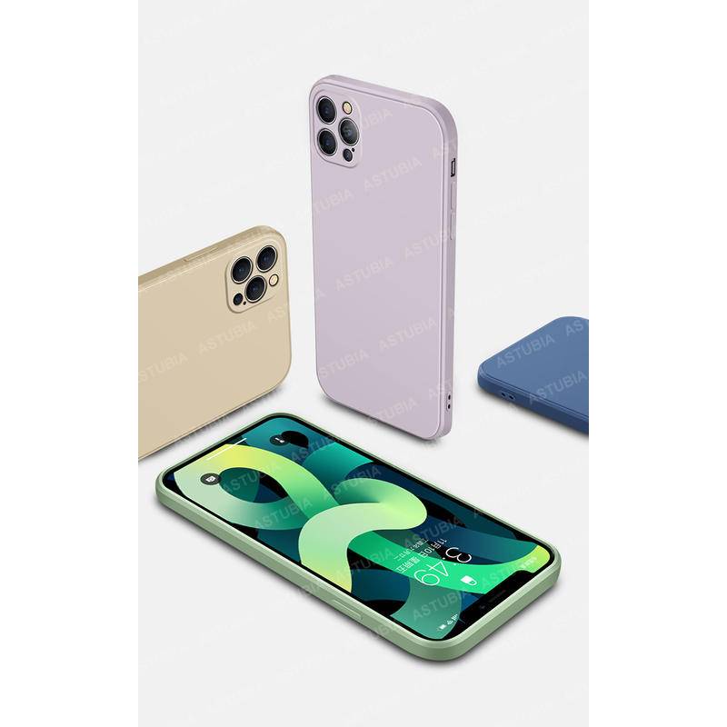 Astubia Soft Case Silikon Tahan Banting Untuk iPhone 13 14 Pro MAX PLUS XS MAX XR X 7 8 PLUS 14 13