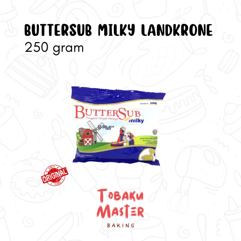 

[ 250 GRAM ] Landkrone Buttersub Milky 250 Gram / Butter Milky