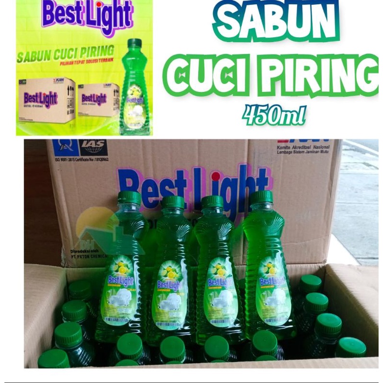 Sabun cuci piring best light 450ml