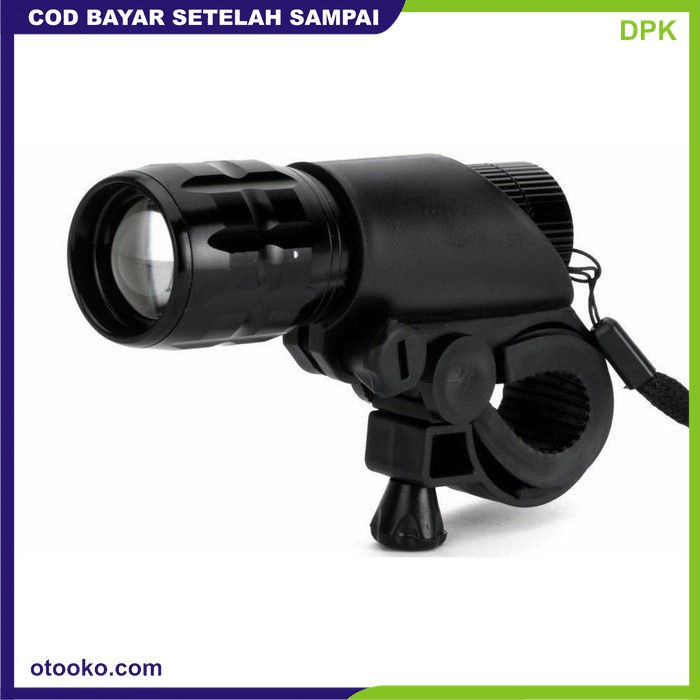 Senter Kecil Senter Sepeda Senter LED Cree Q5 2000 Lumens 3 x AAA