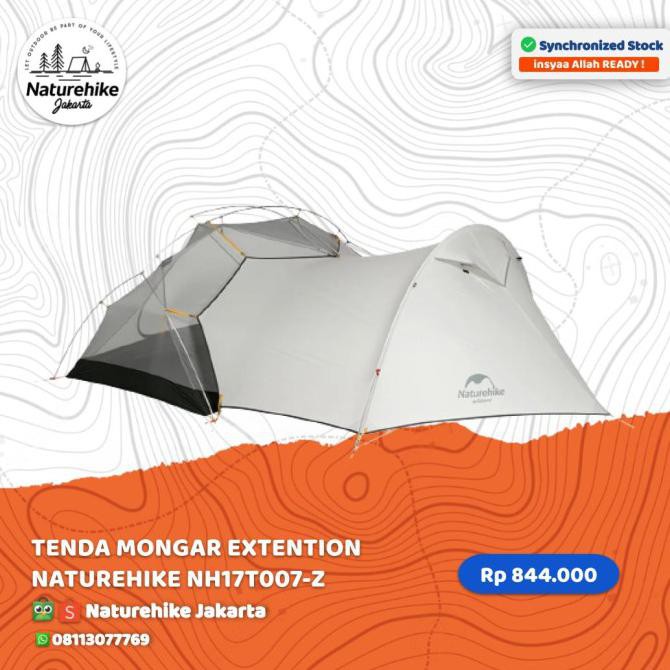 NATUREHIKE MONGAR EXTENSION 20D NH17T007-Z TENDA FLYSHEET VESTIBULE