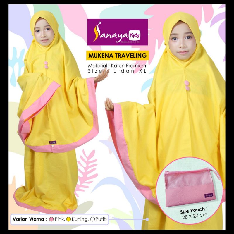 MUKENA TRAVELLING ANAK  SANAYA KIDS
