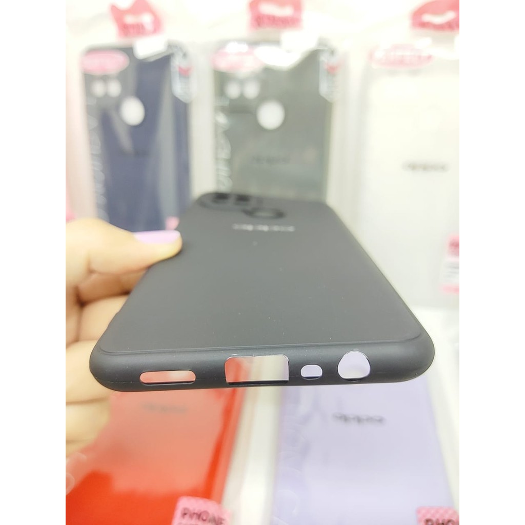 SoftCase Warna Warni Oppo A15 6.52 Inch with 3D Camera Casing Candy Macaron Pelindung Camera