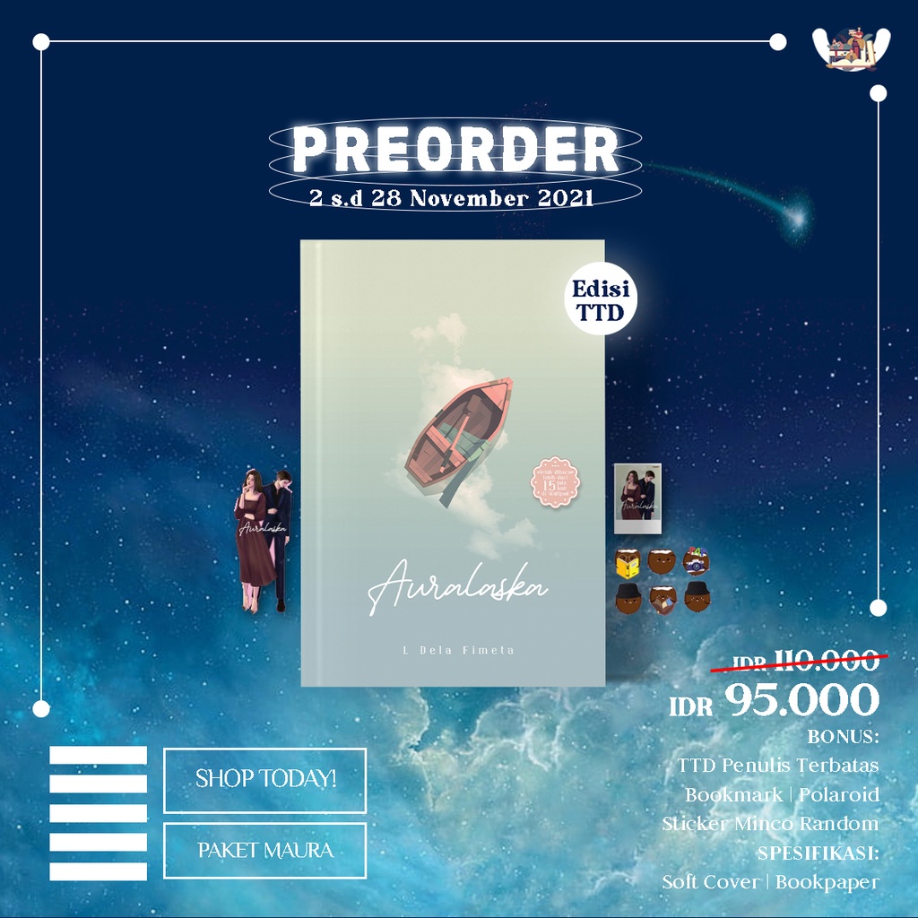 Ready Novel Auralaska Penulis: Eldelafimeta-PAKET MAURA