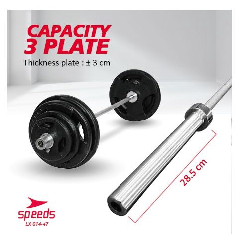 STICK BARBEL 180cm STICK DUMBELL CHROME BAR Fitness