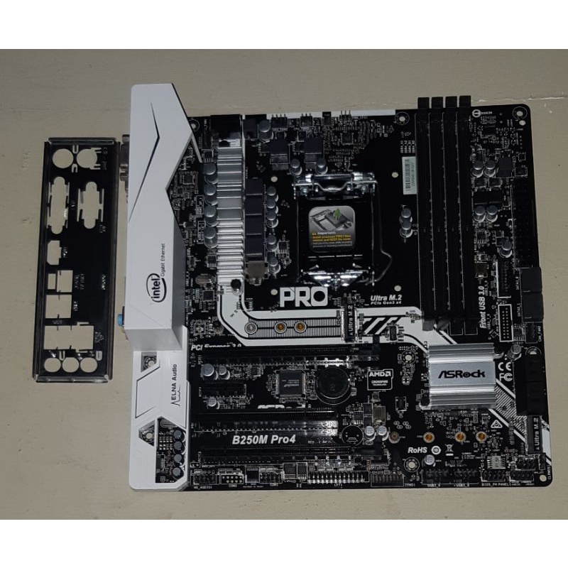 asrock b250m pro4 lga 1151 support prosesor skylake dan kabylake