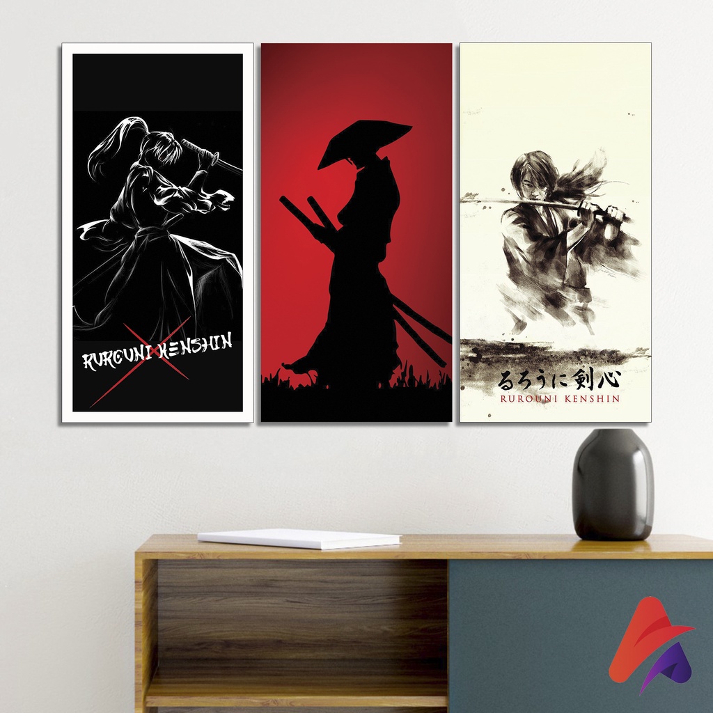 HIASAN DINDING RUROUNI KENSHIN (15X30) WALL DECOR PAJANGAN DINDING DEKORASI DINDING