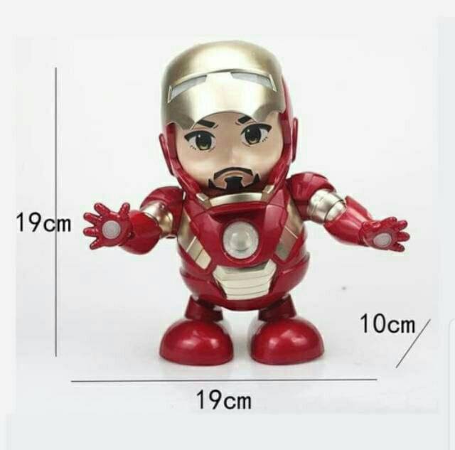 Smart Dance Mainan Anak Robot Karakter Hero Dance Ironman