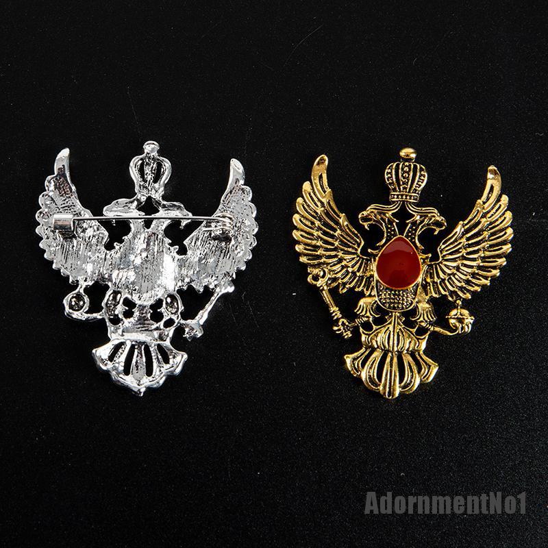 (Adornmentno1) Bros Pin Bentuk Elang Gaya Vintage Retro Untuk Pria