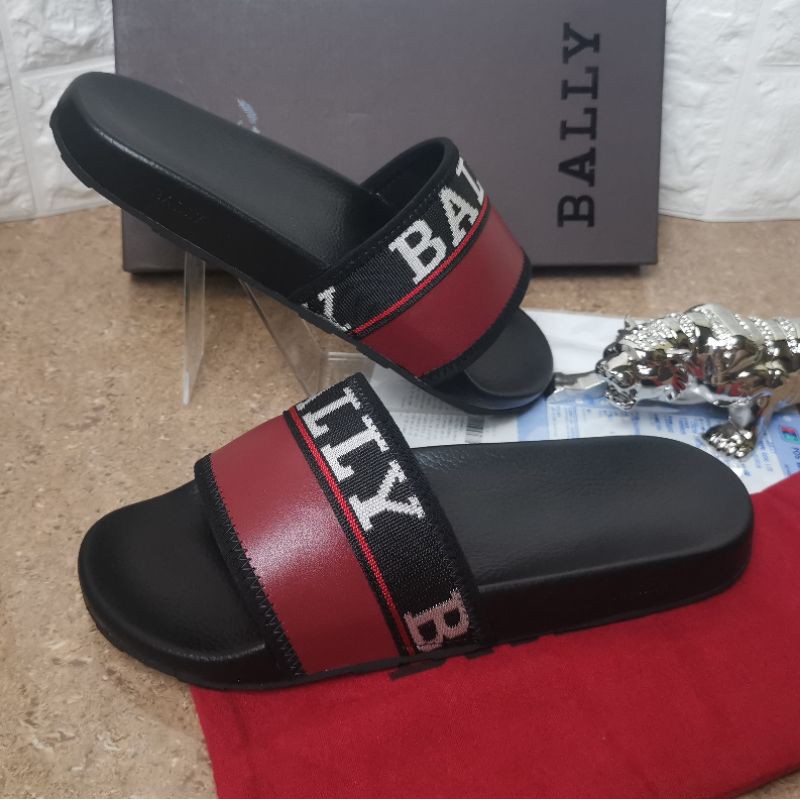 sandal slide flat Bally Mirror sendal pria selop cowok P1SHOES bisa cod type 2021