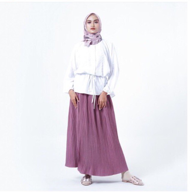 SELINA BLOUSE WHITE MUDA OFFICIAL | PRELOVED BAGUS