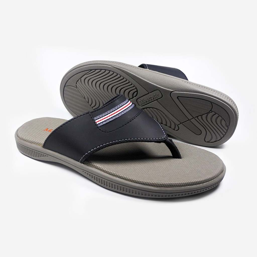 Mascotte LEXI Sandal Pria 985.459-560 [ Hitam dan Navy ] / Ramayana Jatinegara