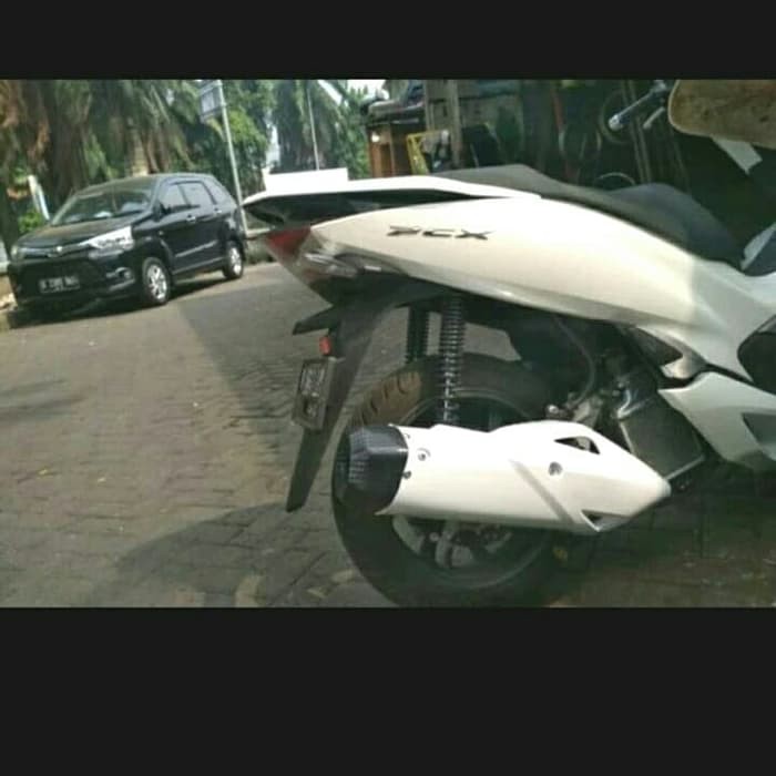 aksesoris PCX Cover knalpot Honda PCX all new 150 pcx lokal 2018 anti buram Murah