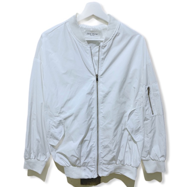 Jaket Bomber White Sisa Export bukan Zara