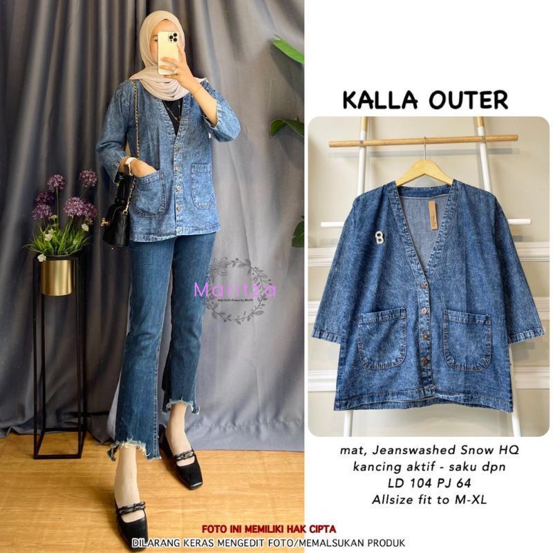 KALLA CARDY JEANS WASH