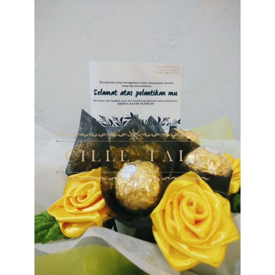 

Promo Buket Bunga Coklat 6 Pcs Coklat Ferrero Roucher by LARVA