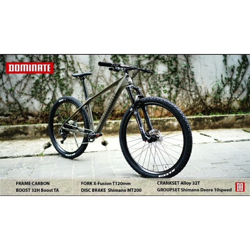 Sepeda MTB 29 inch Dominate CXC COMP Carbon 10 speed