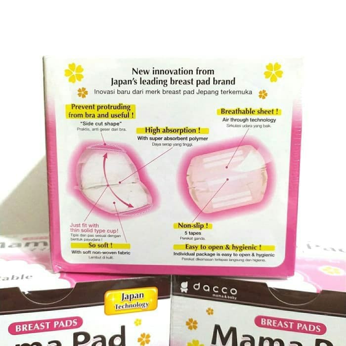 Mamapad Breastpad isi 56pc - Penyerap Asi Berlebih Merk Mama Pad Sekali Pakai Isi - 1 Box 56pcs