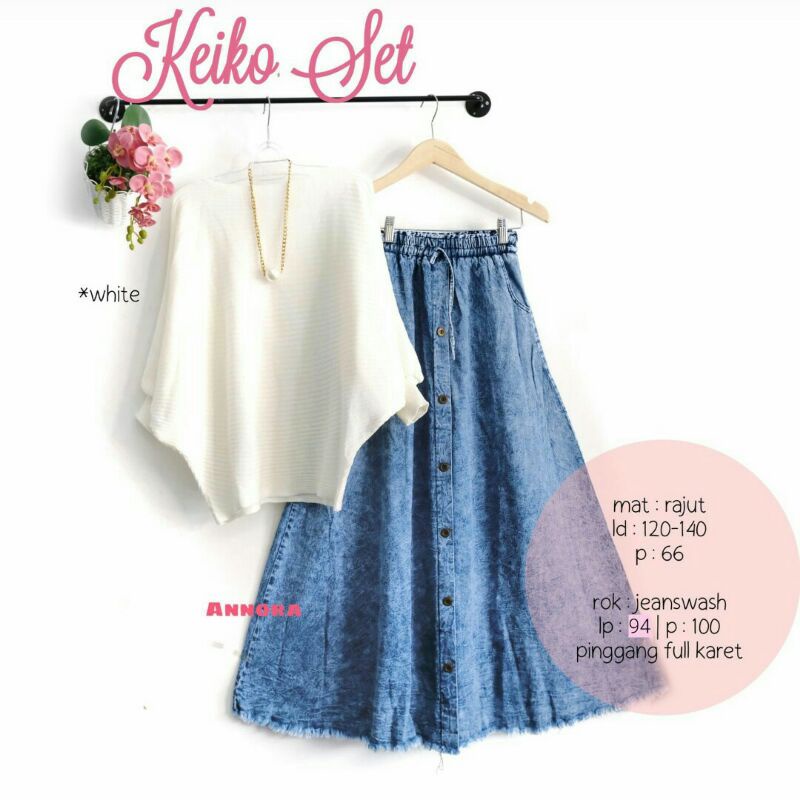 KEIKO Set (top &amp; rok)