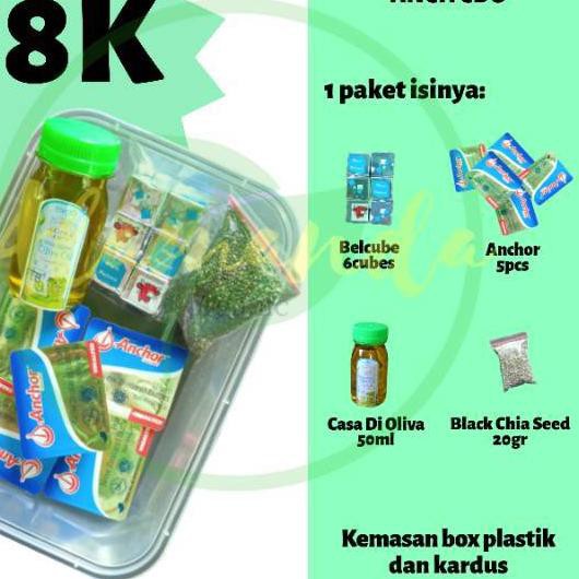 

GRADE PREMIUM Paket MPASI Hemat Belcube EVOO Casa di Oliva UB Elle Vire Cuss..