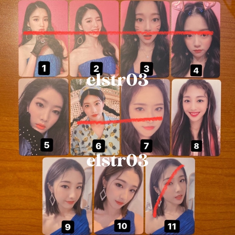 OFFICIAL loona season’s greetings 2020 sg2020 photocard pc member set