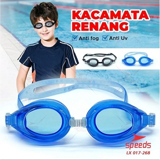 Kacamata Renang Dewasa Swimming Goggles Original Speeds LX 268 Anti fog UV Shield