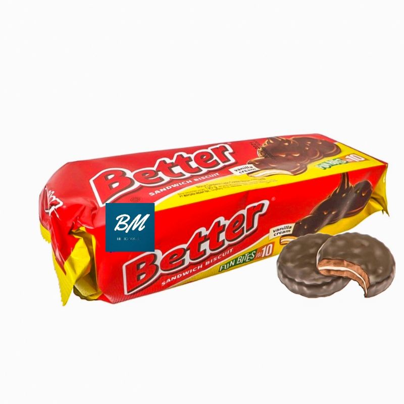 

Better Fun Bites 100 gr / Better Sandwich Biscuit Fun Bites 100 gr