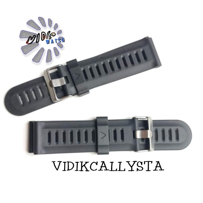 Strap watch jam Bostanten 2232 Tali jam Tangan Karet 24mm