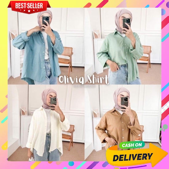 Tisa Kemeja Import Kotak Kotak Cewek Coklat/ Baju Atasan Kemeja Import Kemeja Wanita Linen Oversize