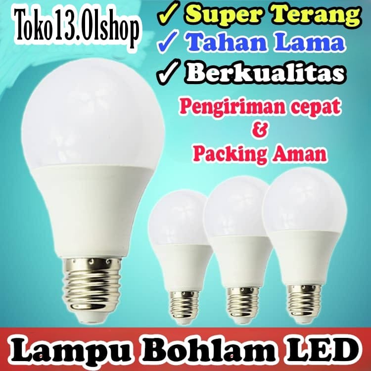 Bohlam LED Lampu LED  Bulb Terang Putih