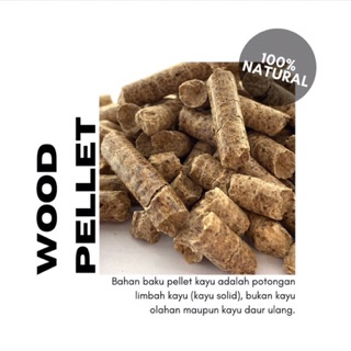 WOOTWOOD 1kg WOOT WOOD PELLET  ALAS KANDANG KAYU  PENYERAP 