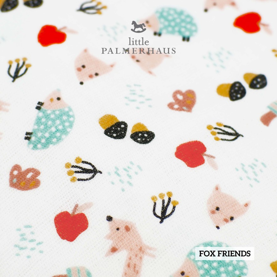 Little Palmerhaus Tottori Baby Towel (Handuk Bayi)-Fox Friends