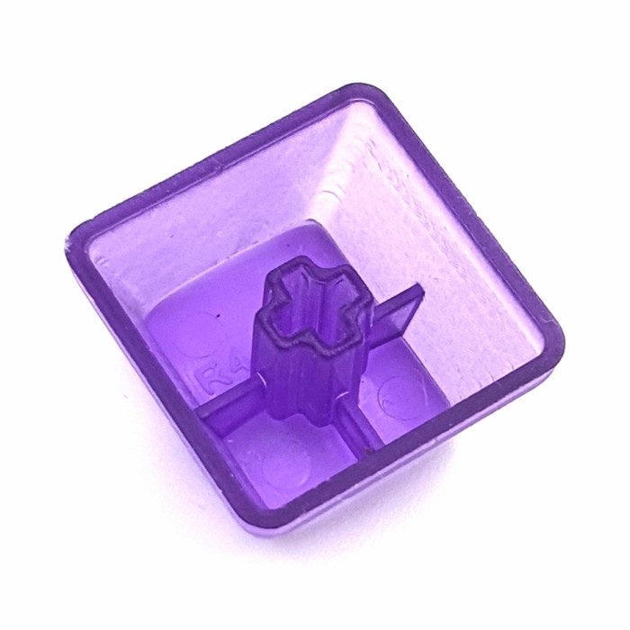 Keycap CLV 1U purple polos blank replacement keyboard button tombol