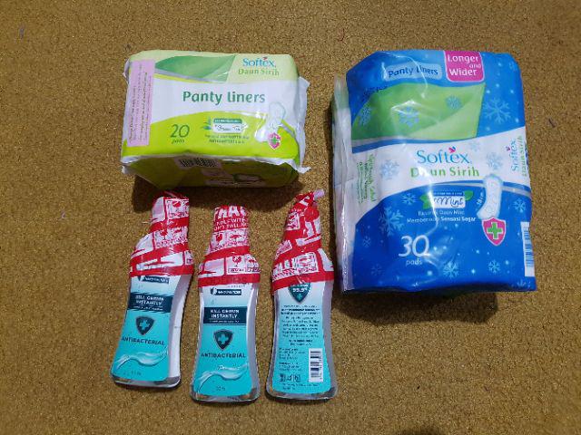 Softex Daun Sirih + Green Tea Pantyliner Longer and Wider