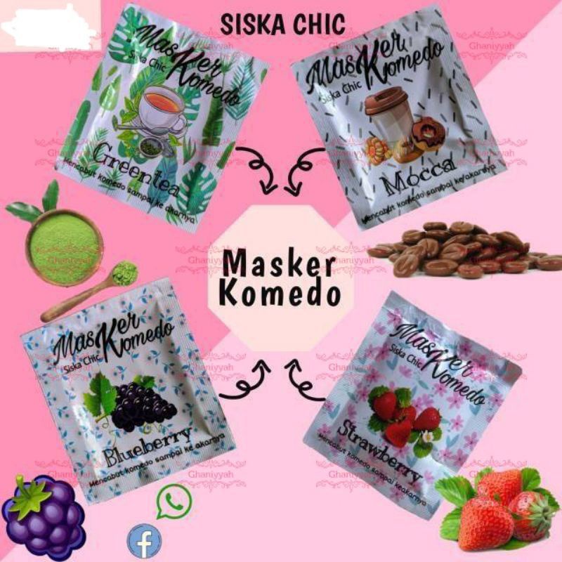 (BPOM) MASKER SISKA CHIC/ MASKER KOMEDO BY SISKA CHIC